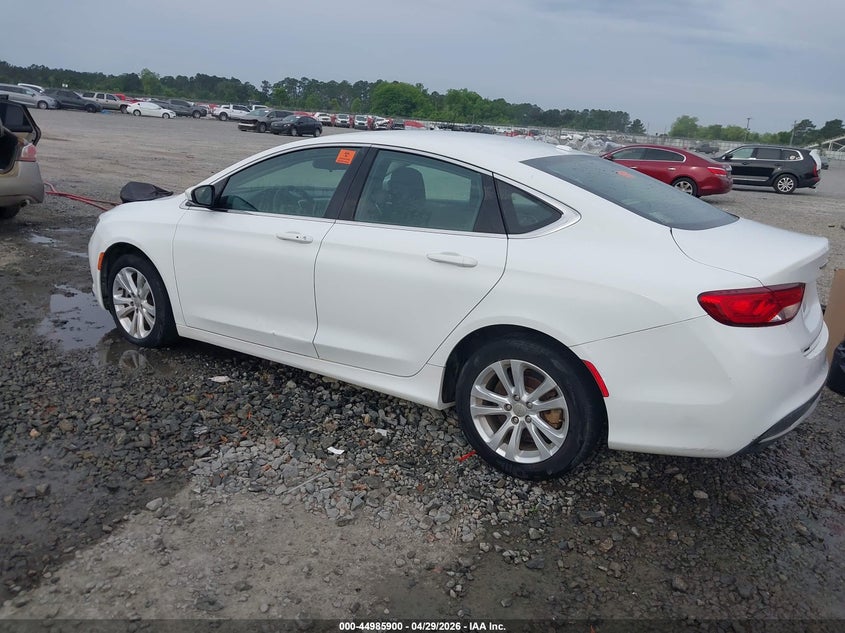 Vin: 1c3cccab5fn743128, lot: 45483341, chrysler 200 limited 20153