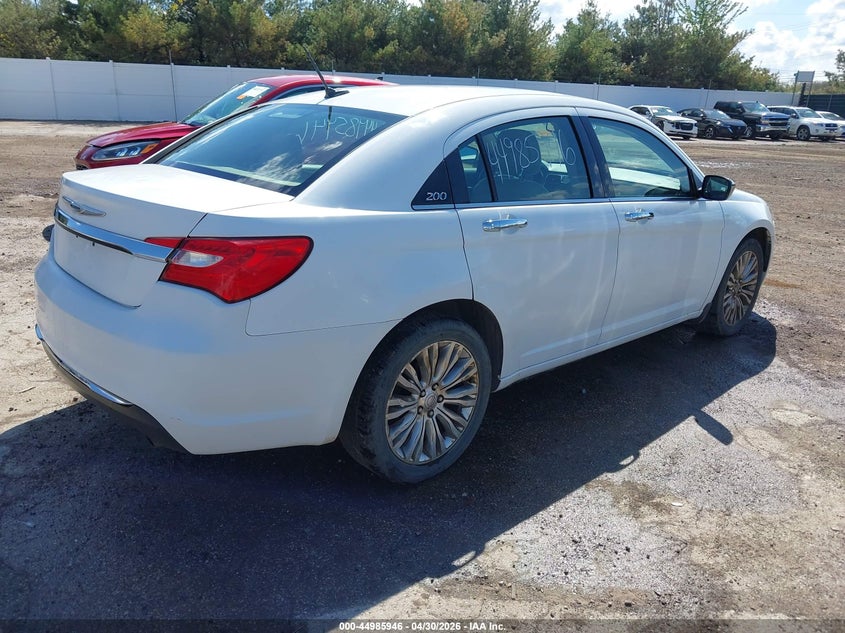 Vin: 1c3bc2fb0bn583054, lot: 45483387, chrysler 200 limited 20114