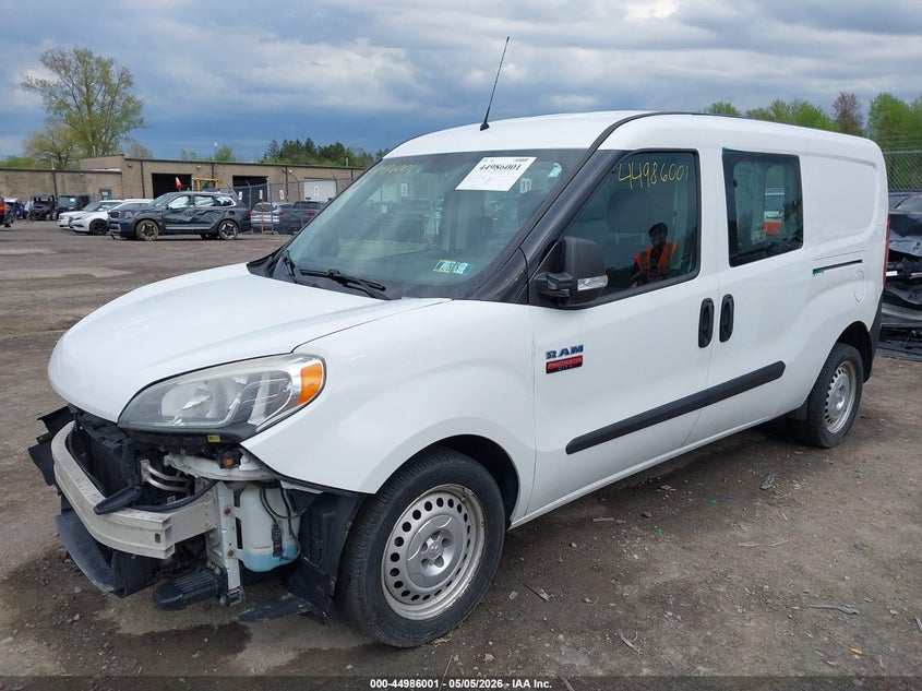 Vin: zfberfab5h6e91775, lot: 45483442, ram promaster city tradesman 20172