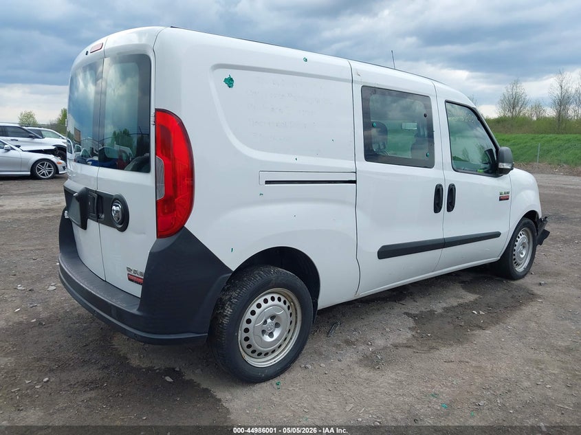 Vin: zfberfab5h6e91775, lot: 45483442, ram promaster city tradesman 20174