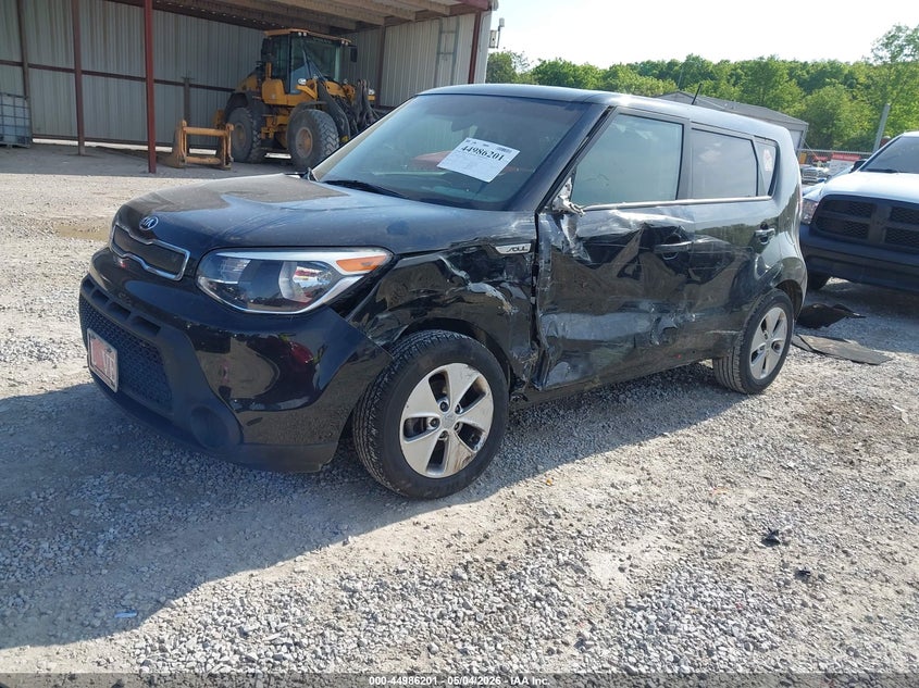 Vin: kndjn2a23g7284405, lot: 45483642, kia soul 20162