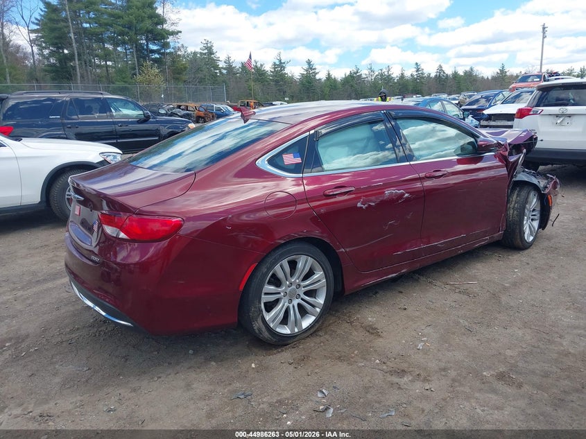 Vin: 1c3cccabxfn749300, lot: 45483705, chrysler 200 limited 20154