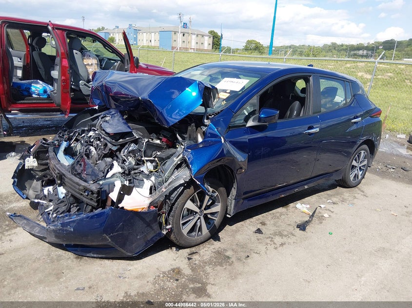 Vin: 1n4bz1bv1nc553751, lot: 45483883, nissan leaf s plus 62 kwh 20222
