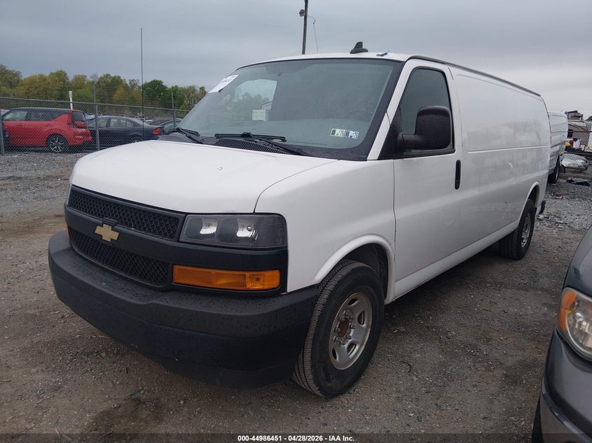 Vin: 1gcwgbfp8j1192141, lot: 45483892, chevrolet express 2500 work van 20182