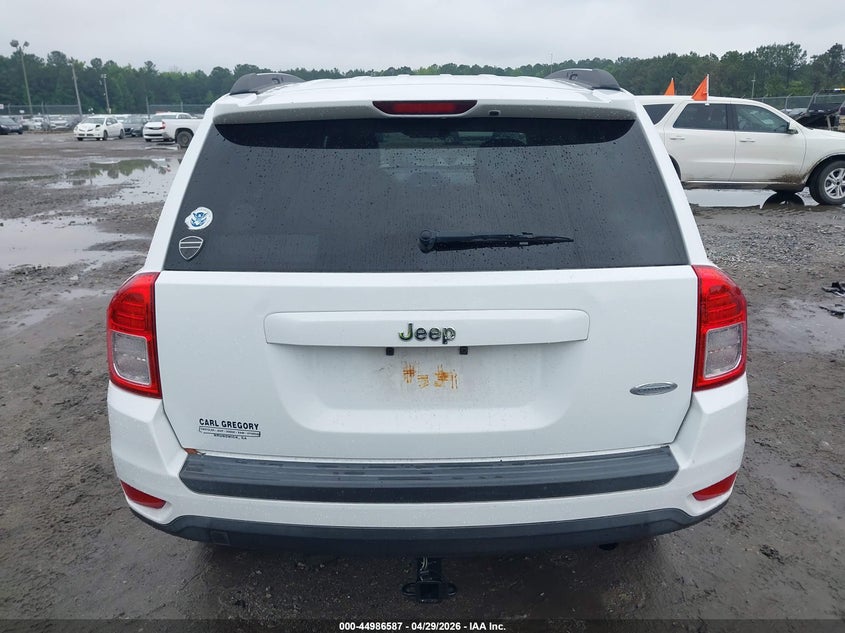 1C4NJCEA6CD686452 2012 Jeep Compass 2.0 Latitude white