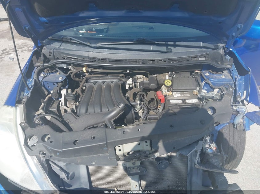 2012 Nissan Versa 1.8 1.8 S blue Lot 111044986601 Vin 3N1BC1CP9CK282475