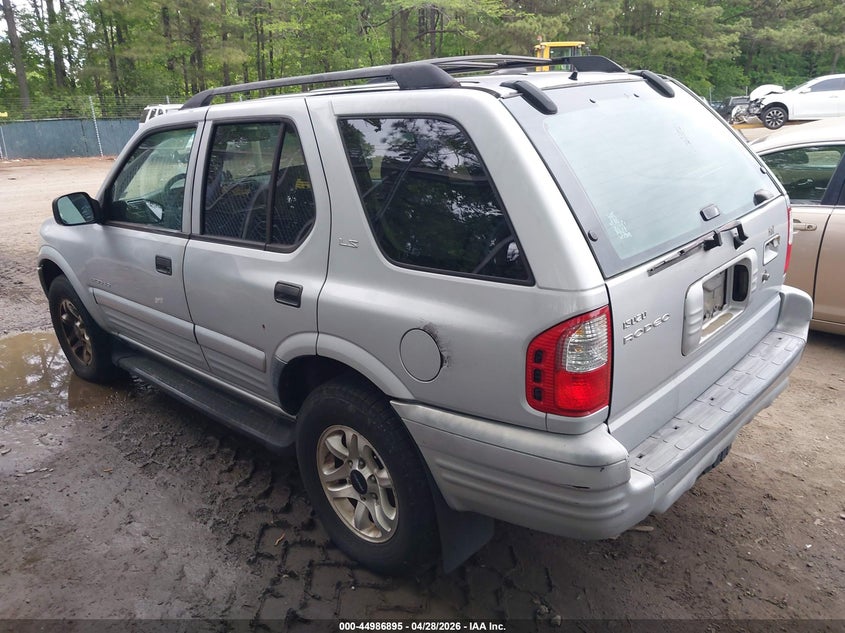 2002 Isuzu Rodeo Ls 3.2L V6/Lse 3.2L V6/S 3.2L V6