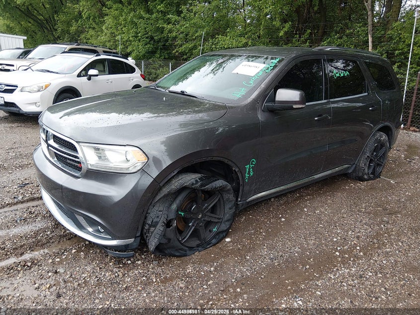 Vin: 1c4rdhdg9ec973689, lot: 45484422, dodge durango limited 20142