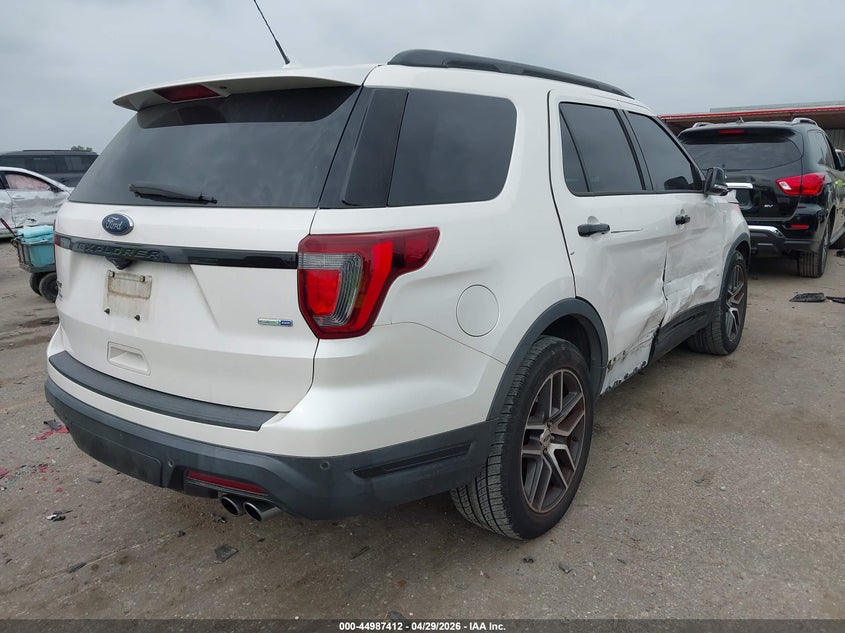 Vin: 1fm5k8gt0kga40504, lot: 45484853, ford explorer sport 20194