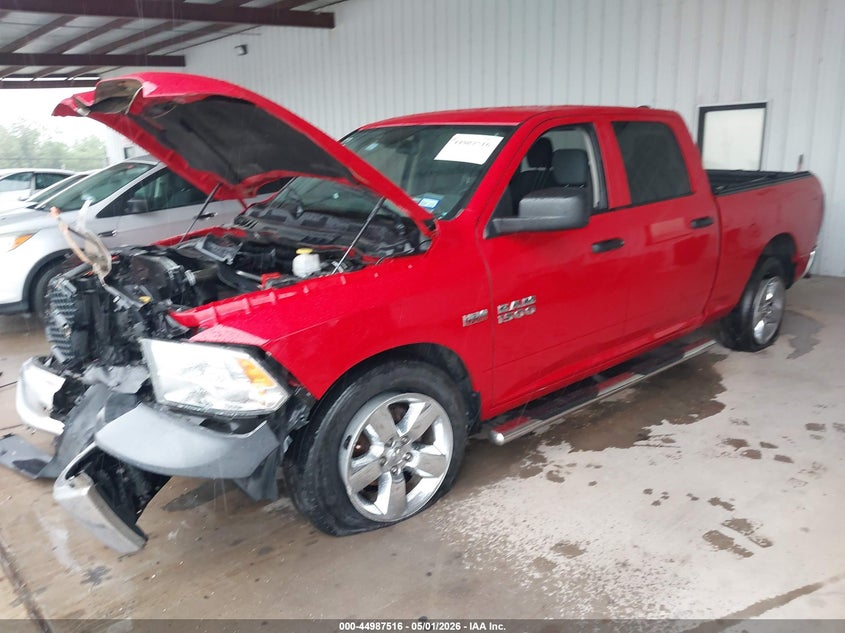 Vin: 1c6rr6stxjs296603, lot: 45484957, ram 1500 tradesman  4x2 6'4 box 20182