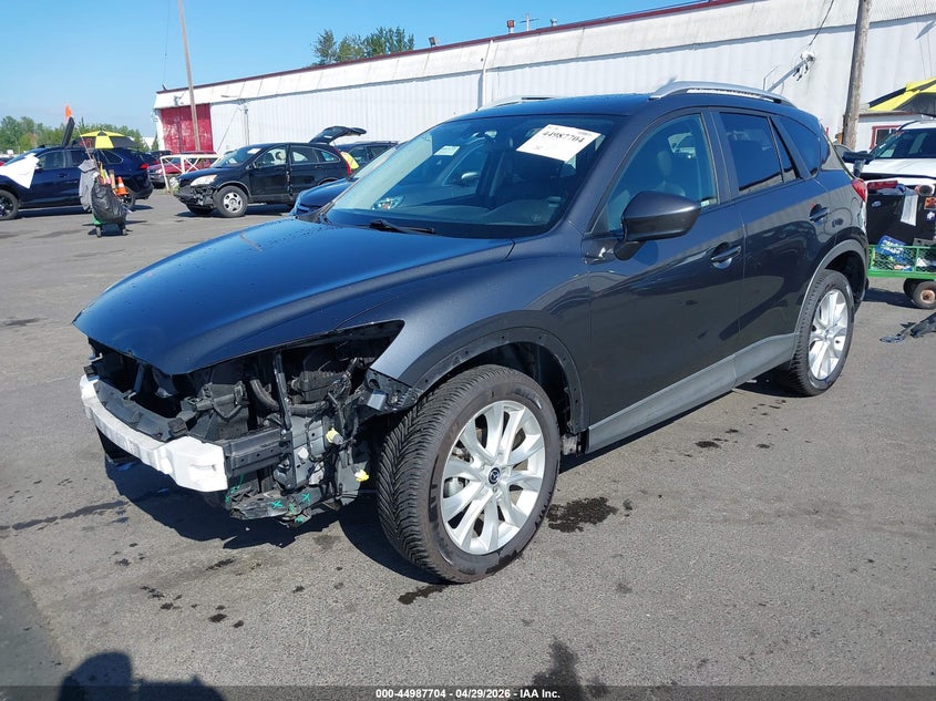 Vin: jm3ke2dy4e0342300, lot: 45485145, mazda cx-5 grand touring 20142