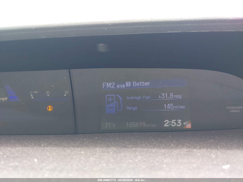 2013 HONDA CIVIC SEDAN 1.8L I-4 VVT, 140HP