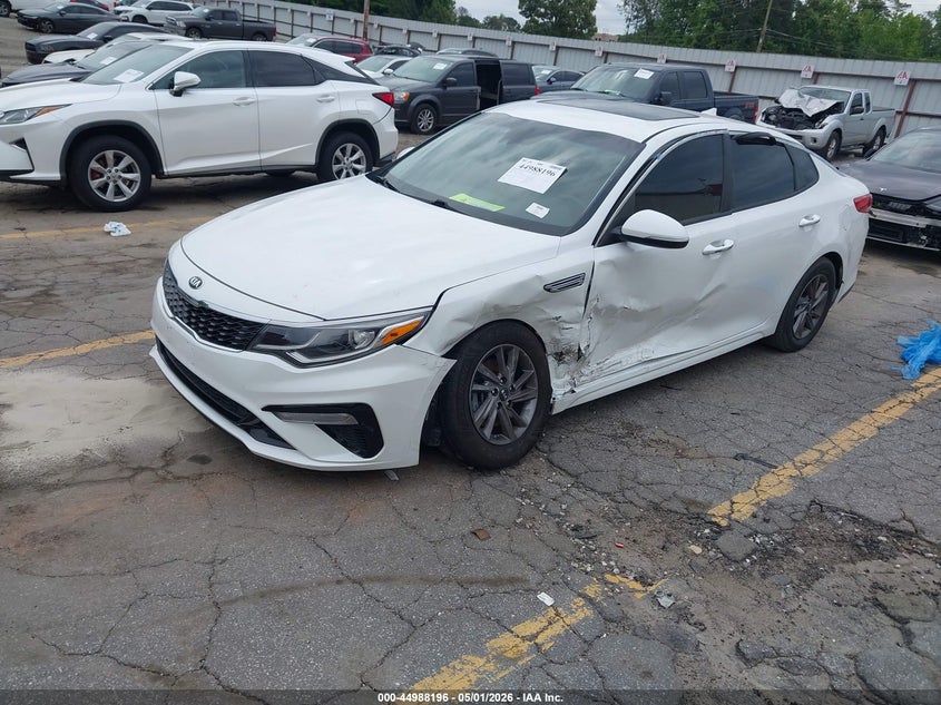 Vin: 5xxgt4l37lg413121, lot: 45485637, kia optima lx 20202