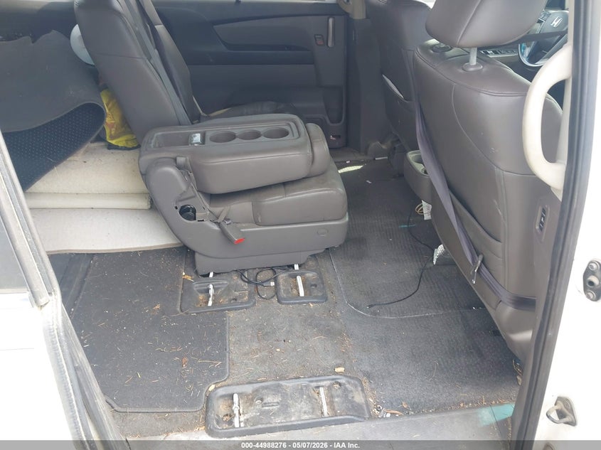 2011 Honda Odyssey 3.5 Ex-L white Lot 111044988276 Vin 5FNRL5H60BB040328