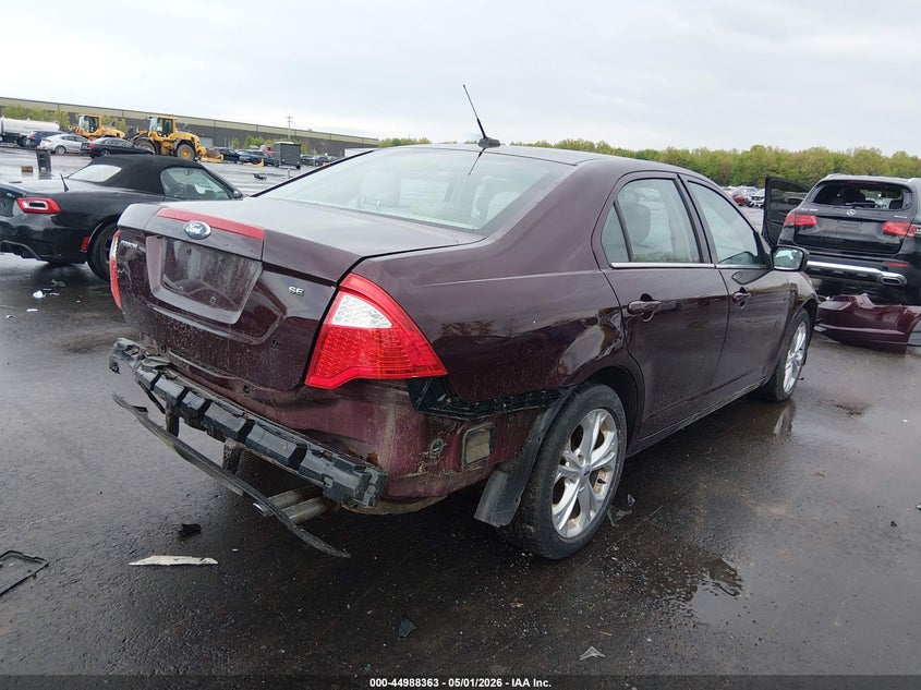 Vin: 3fahp0ha4cr293827, lot: 45485804, ford fusion se 20124