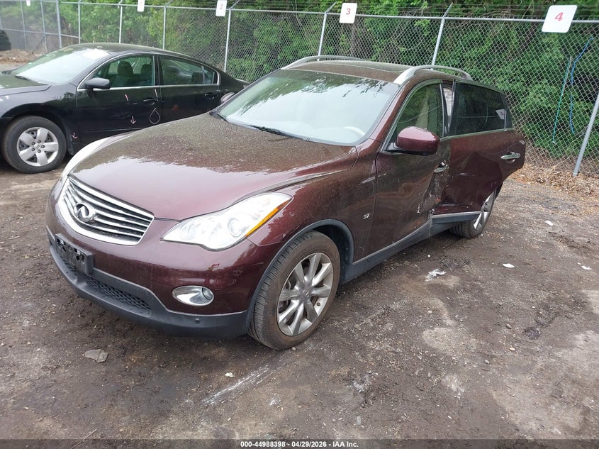 Vin: jn1bj0hp4em210675, lot: 45485839, infiniti qx50 journey 20142