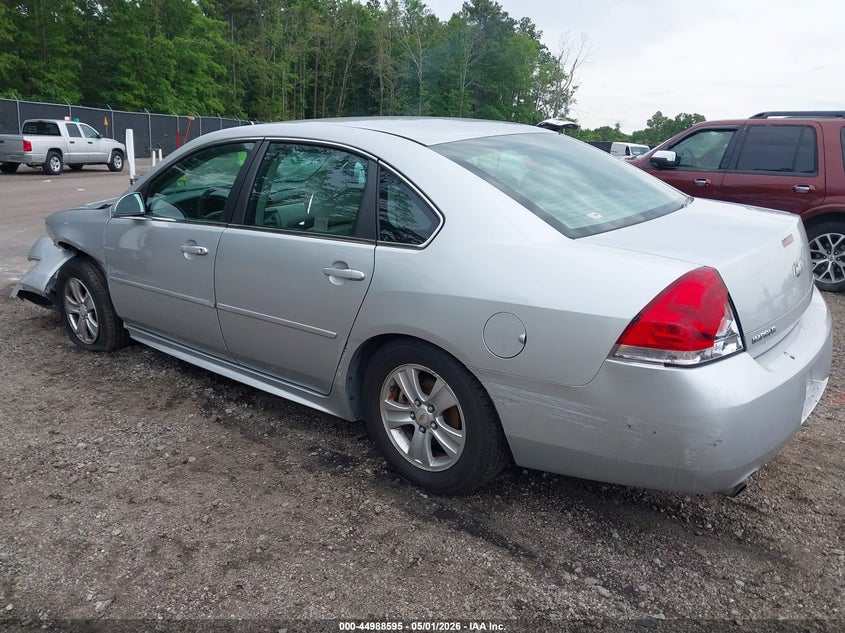 2012 Chevrolet Impala 3.6 Ls silver Lot 111044988595 Vin 2G1WF5E34C1333876