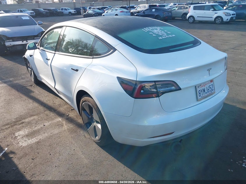 Vin: 5yj3e1ea2mf067101, lot: 45486099, tesla model 3 standard range plus rear-wheel drive 20213