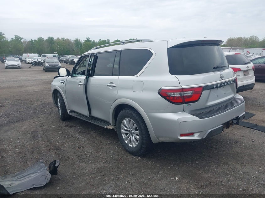 Vin: jn8ay2ad5n9676820, lot: 45486261, nissan armada sv 4wd 20223