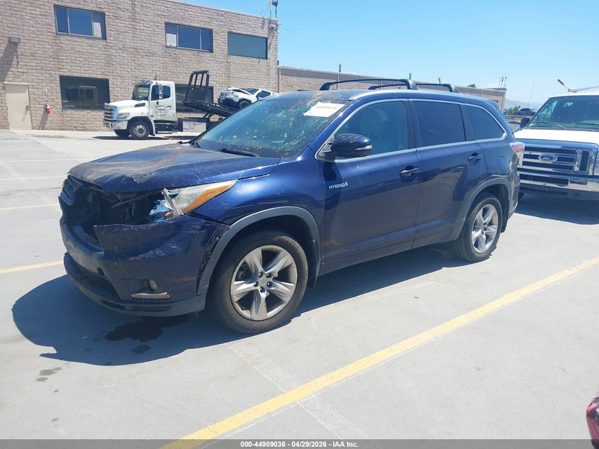 2015 Toyota Highlander Hybrid Limited Platinum V6 5TDDCRFH1FS012058 photo 1