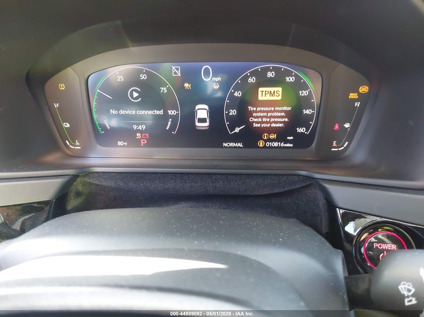 2026 HONDA ACCORD HYBRID 2.0L I-4 DI, DOHC, V(VIN: 1HGCY2F7XTA002084