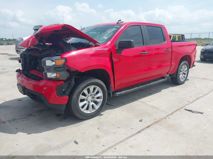 2020 Chevrolet Silverado 1500 2wd  Short Bed Custom 3GCPWBEHXLG400025 photo 1