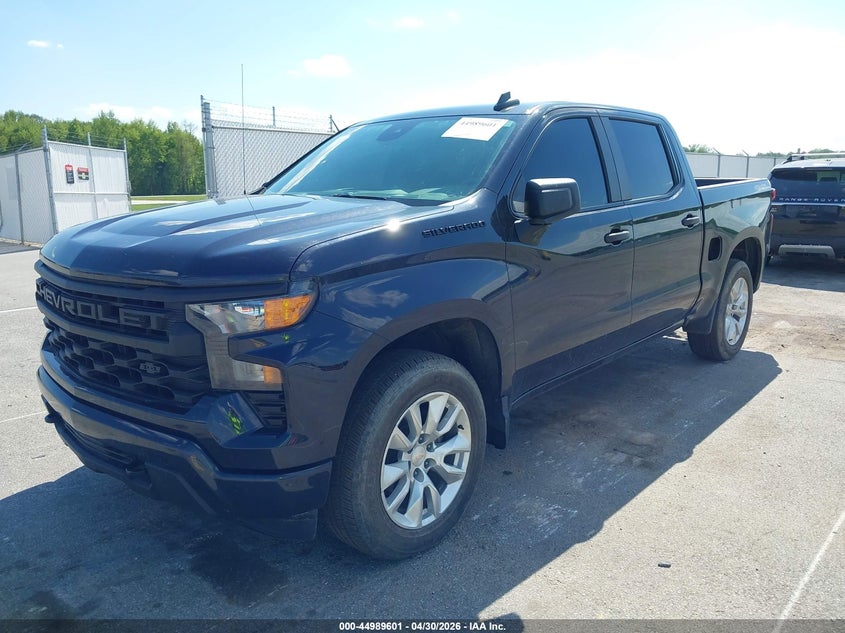 2023 Chevrolet Silverado 1500 4wd  Short Bed Custom 1GCPDBEK1PZ191300 photo 1