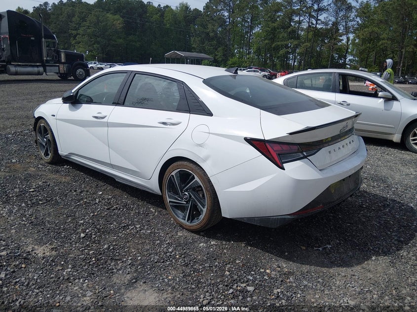 VIN KMHLR4AF8NU370119 2022 HYUNDAI ELANTRA N LINE