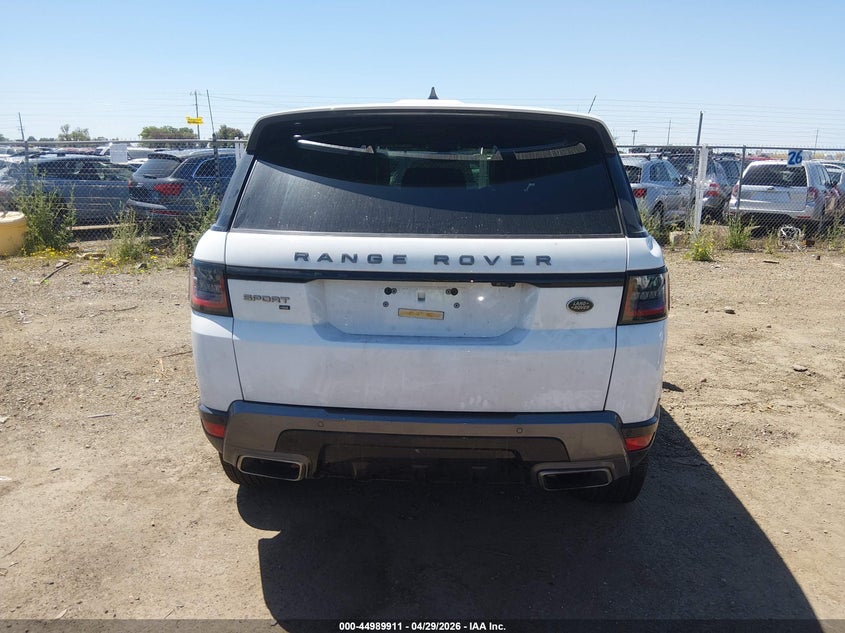 2022 Land Rover Range Rover Sport Hse Silver Edition Mhev VIN: SALWR2SU2NA222318 Lot: 44989911