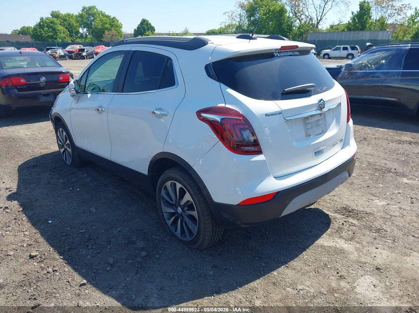 Vin: kl4cjgsm2kb767501, lot: 45487364, buick encore awd essence 20193