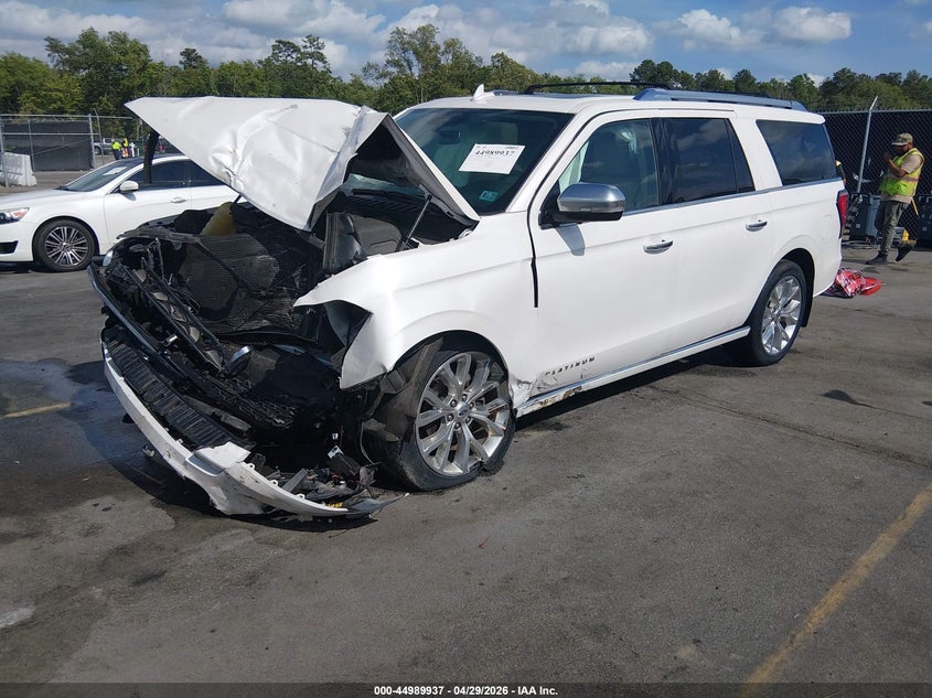 Vin: 1fmjk1mt6jea54671, lot: 45487378, ford expedition max platinum 20182