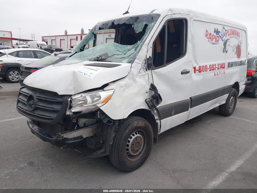 Vin: wd4pe7ed3kt010274, lot: 45487490, mercedes-benz sprinter 1500 standard roof i4 20192