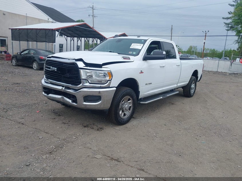 Vin: 3c6ur5jl3mg653170, lot: 45487551, ram 2500 big horn  4x4 8' box 20212
