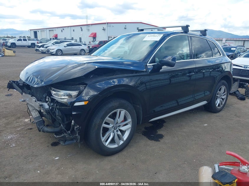 Vin: wa1anafy4j2132767, lot: 45487568, audi q5 2.0t premium/2.0t tech premium 20182