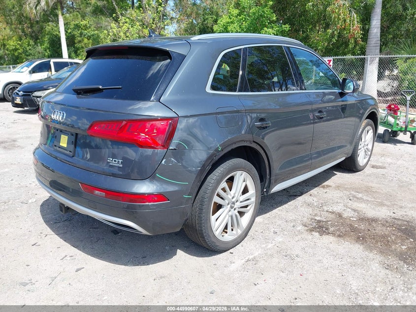 Vin: wa1bnafy6j2212320, lot: 45488048, audi q5 2.0t premium/2.0t tech premium 20184