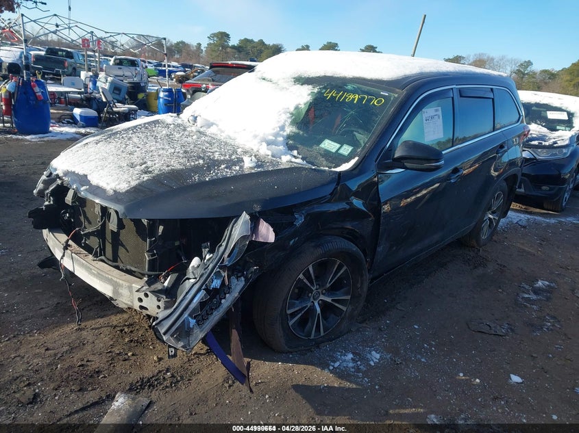 TOYOTA HIGHLANDER 2017 VIN 5TDBZRFH7HS409170