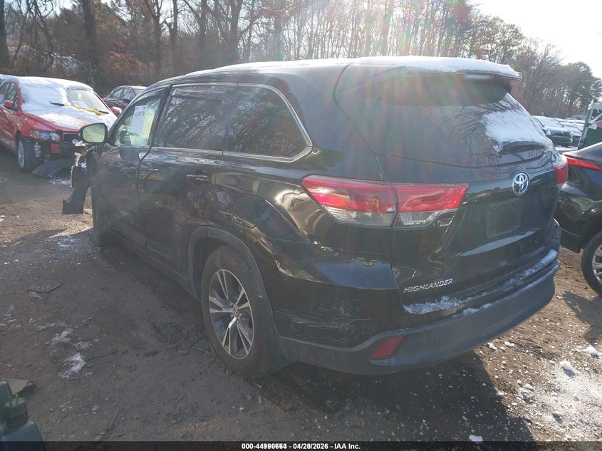 TOYOTA HIGHLANDER 2017 VIN 5TDBZRFH7HS409170