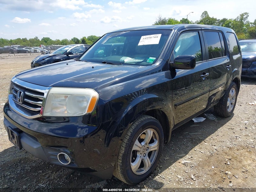 2012 Honda Pilot 3.5 Ex-L Black Lot 111044990708 Vin 5FNYF4H77CB082146