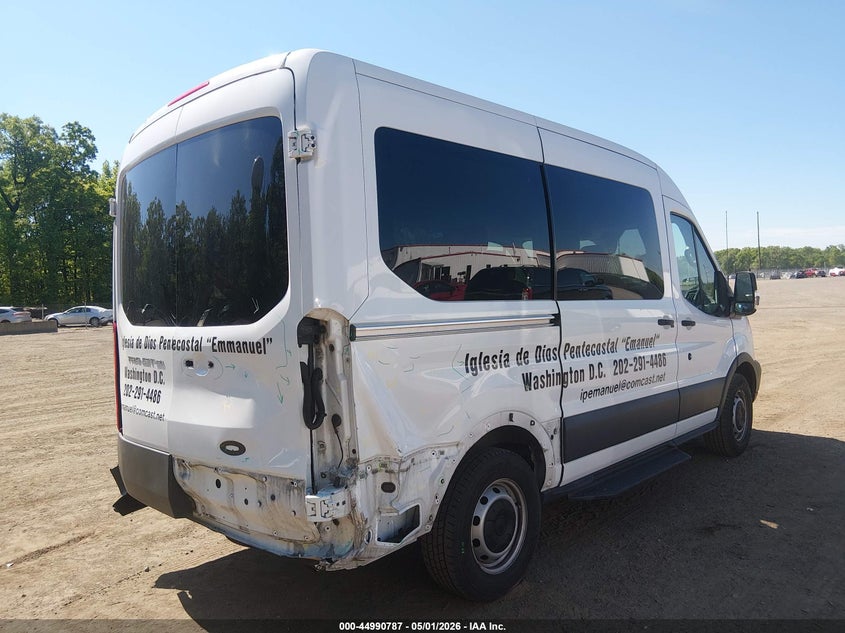 Vin: 1fmzk1cm6hka39046, lot: 45488228, ford transit-150 xl 20174