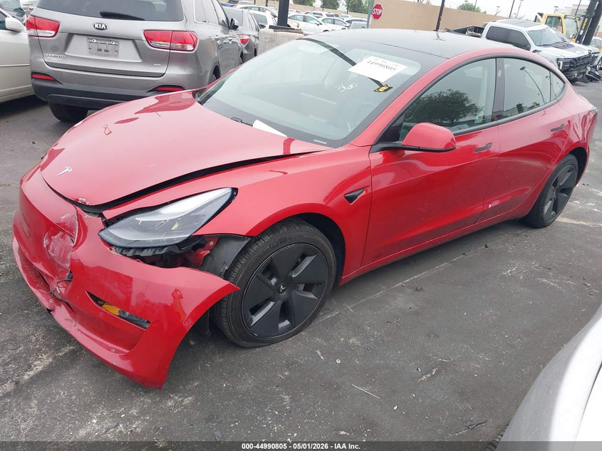 2021 Tesla Model 3 Standard Range Plus Rear-Wheel Drive 5YJ3E1EA5MF919375 photo 1