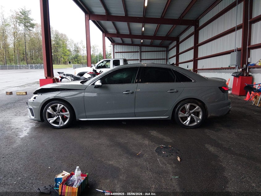 2022 Audi S4 Premium Plus Tfsi Quattro Tiptronic VIN: WAUB4AF4XNA019991 Lot: 44990925