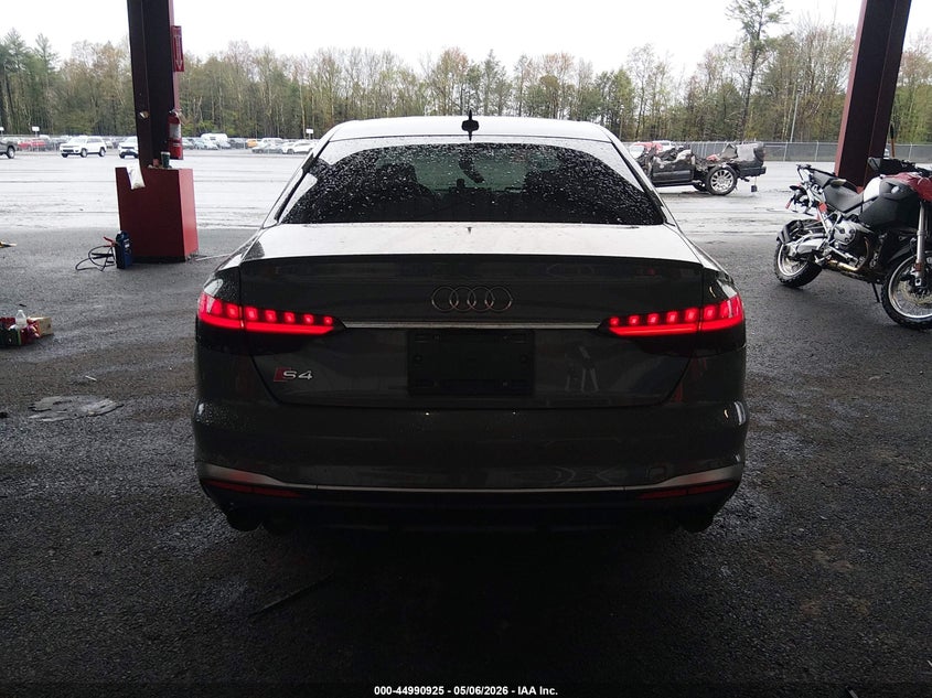 2022 Audi S4 Premium Plus Tfsi Quattro Tiptronic VIN: WAUB4AF4XNA019991 Lot: 44990925