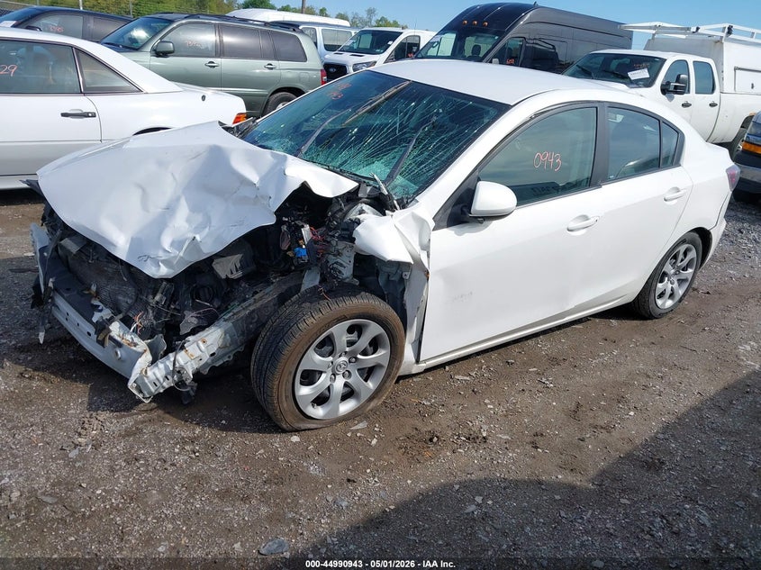 Vin: jm1bl1ug1b1382579, lot: 45488384, mazda mazda3 i sport 20112