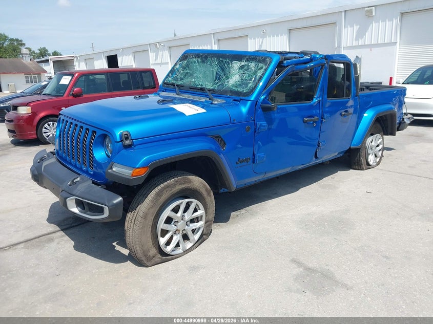 Vin: 1c6hjtag6pl573224, lot: 45488439, jeep gladiator sport s 4x4 20232