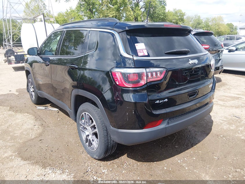 Vin: 3c4njdbb5jt145564, lot: 45488531, jeep compass latitude 4x4 20183