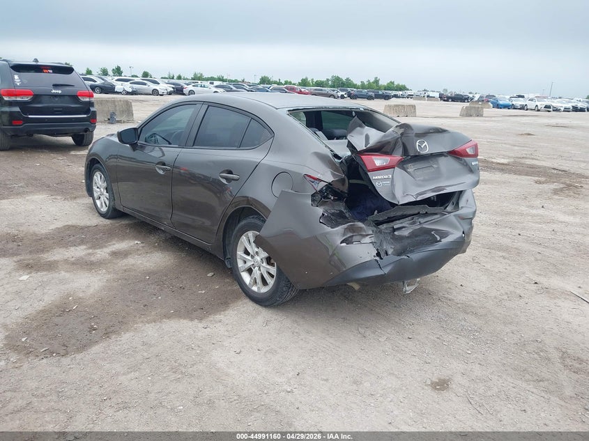 Vin: jm1bm1u70e1116729, lot: 45488601, mazda mazda3 i sport 20143