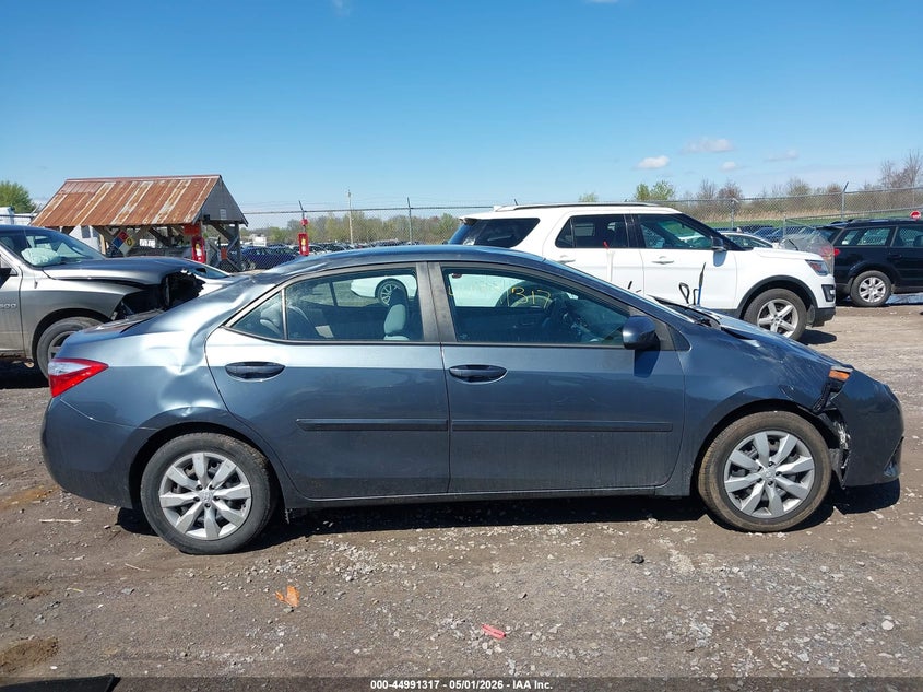 2014 TOYOTA COROLLA SEDAN 1.8L I-4 DOHC, VVT, 132HP