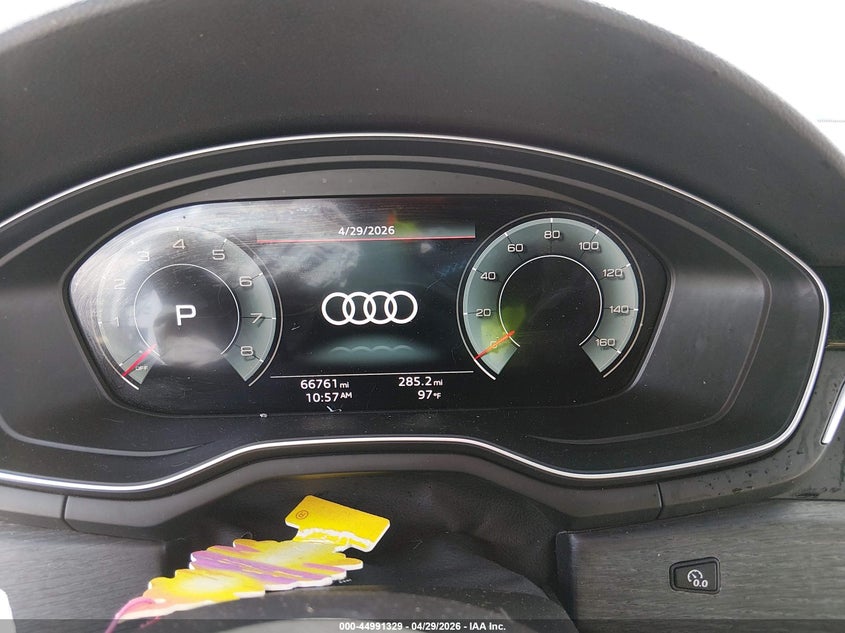 2022 AUDI A4 2.0L I-4 DI, DOHC, V(VIN: WAUEAAF44NN014591