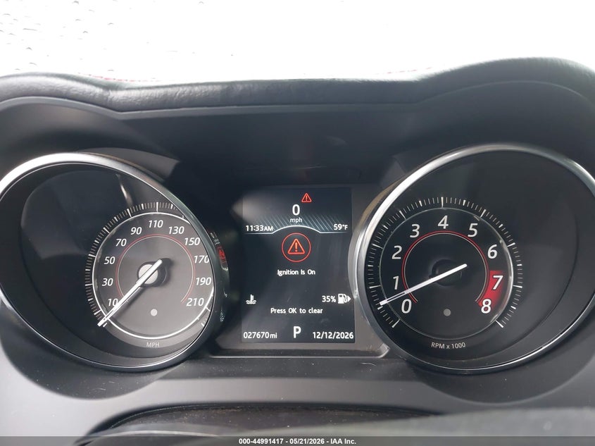 2016 Jaguar F-Type R VIN: SAJWJ6DL3GMK27251 Lot: 44991417