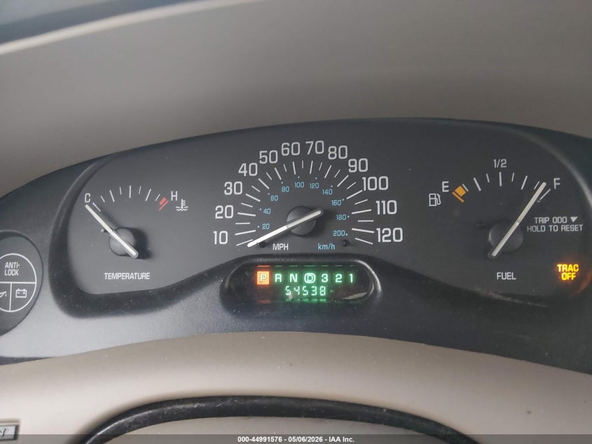 2002 Buick Century Limited VIN: 2G4WY55J921180311 Lot: 44991576